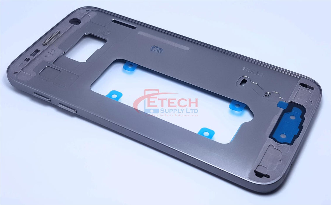 Samsung Galaxy S7 G930F Replacement Mid Frame Chassis With Small Parts  - Gold Platinum