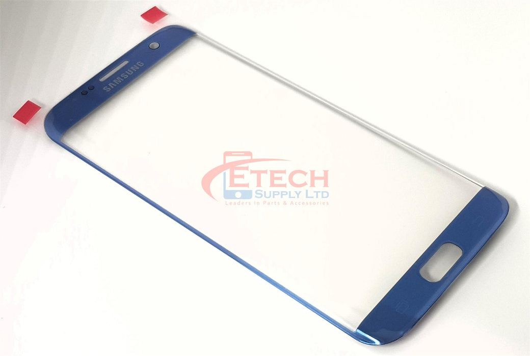 Samsung Galaxy S7 Edge G935F Replacement Top Glass Without OCA - Coral Blue