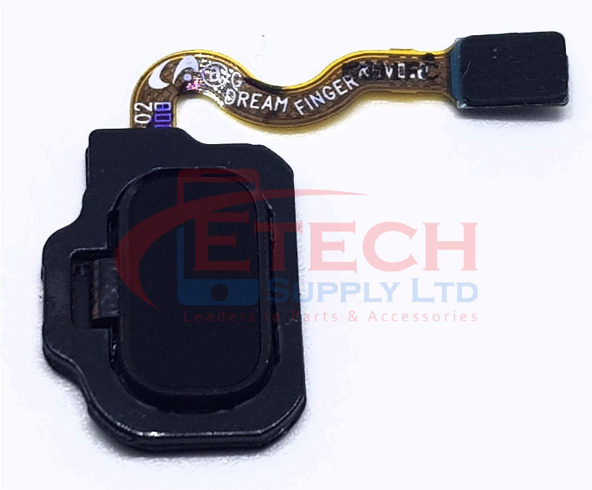 Samsung Galaxy S8 G950F / S8 Plus G955F Replacement Fingerprint Scanner Sensor Button  - Midnight Black