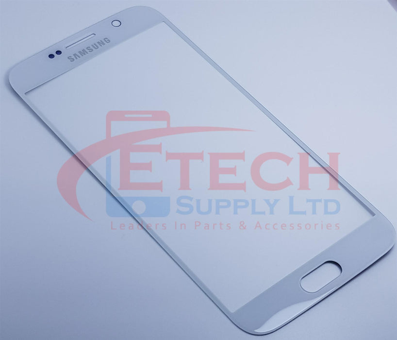 Samsung Galaxy S6 G920F Replacement Top Glass Without OCA - White Pearl