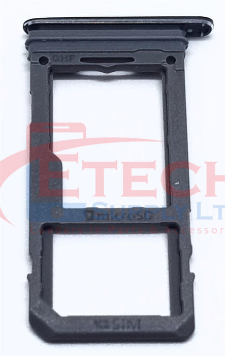 Samsung Galaxy S8 G950F / S8 Plus G955F Replacement Sim / SD Card Tray - Midnight Black