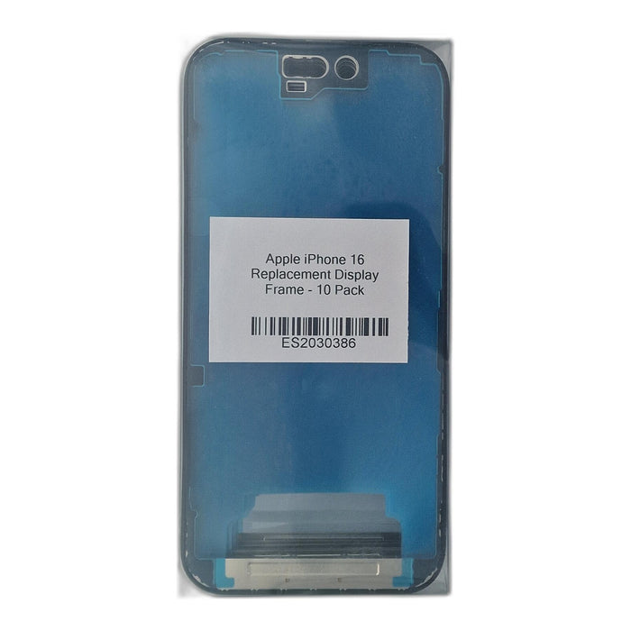 Apple iPhone 16 Replacement Display Frame - 10 Pack