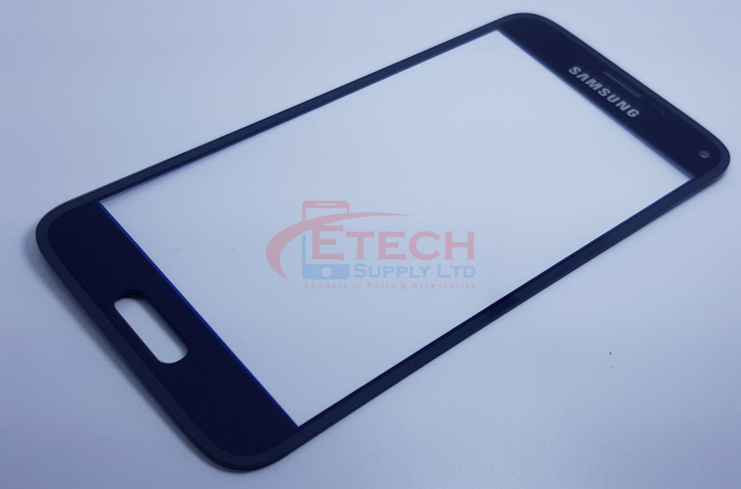 Samsung Galaxy S5 Mini  G800F Replacement Top Glass Without OCA - Electric Blue