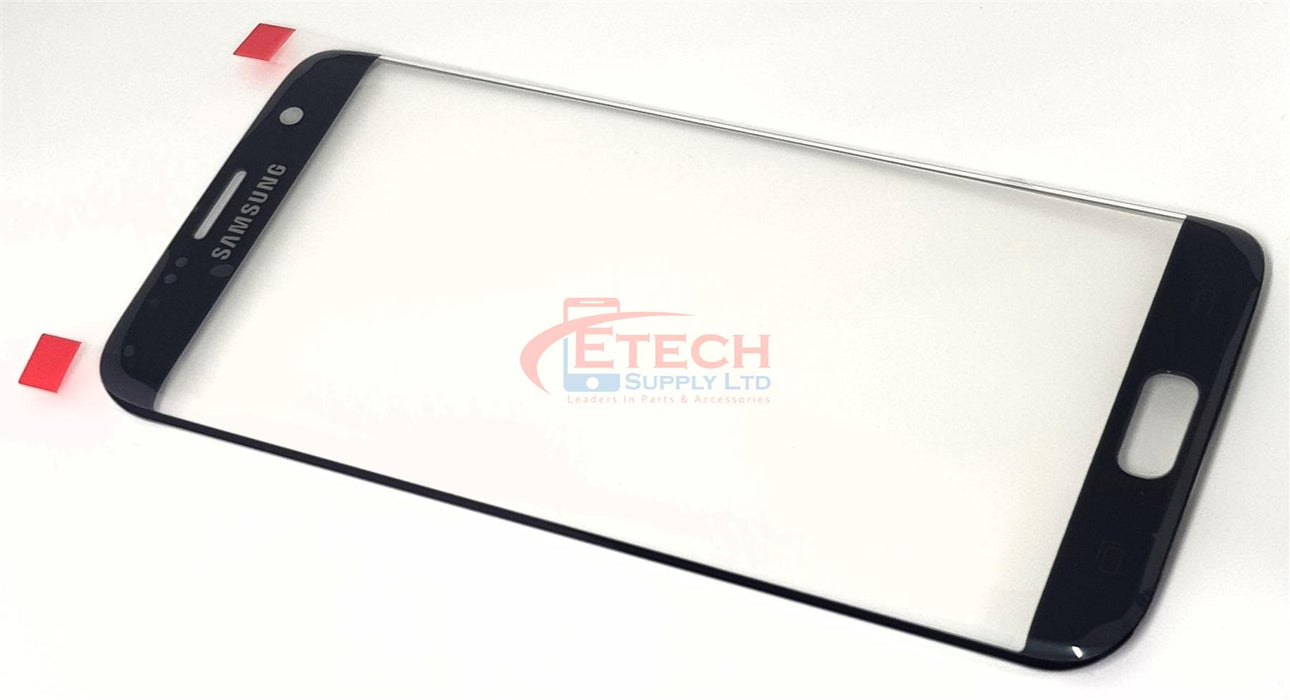 Samsung Galaxy S7 Edge G935F Replacement Top Glass Without OCA - Black Onyx