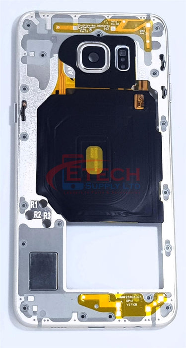 Samsung Galaxy S6 Edge Plus G928F Replacement Mid Frame Housing With Small Parts - Gold Platinum