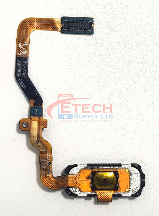 Samsung Galaxy S7 G930F Replacement Home Button Flex - Black Onyx