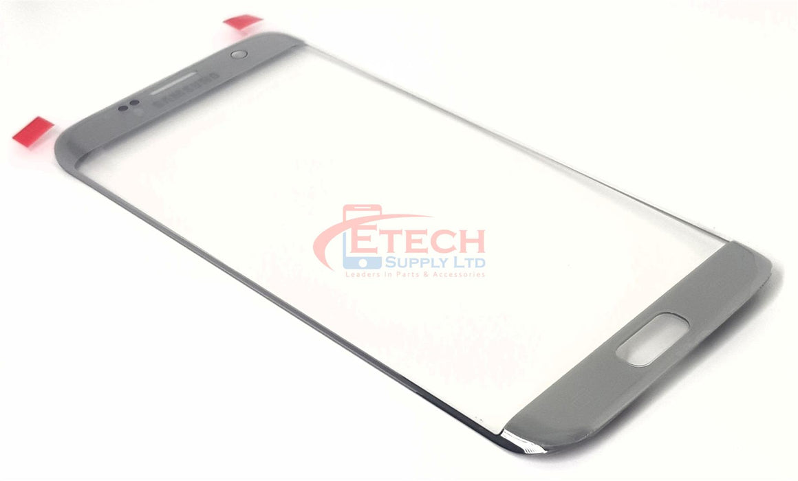 Samsung Galaxy S7 Edge G935F Replacement Top Glass Without OCA - Silver Titanium