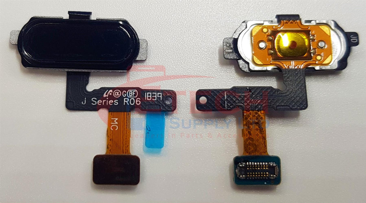 Samsung Galaxy J5 J530F 2017 Replacement Home Button With Fingerprint Scanner - Black