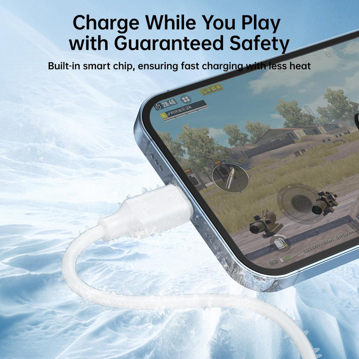 Joyroom S-A9 Long-Lasting Series 30W Fast Charging Cable | Type-C to Lightning | 1M | White