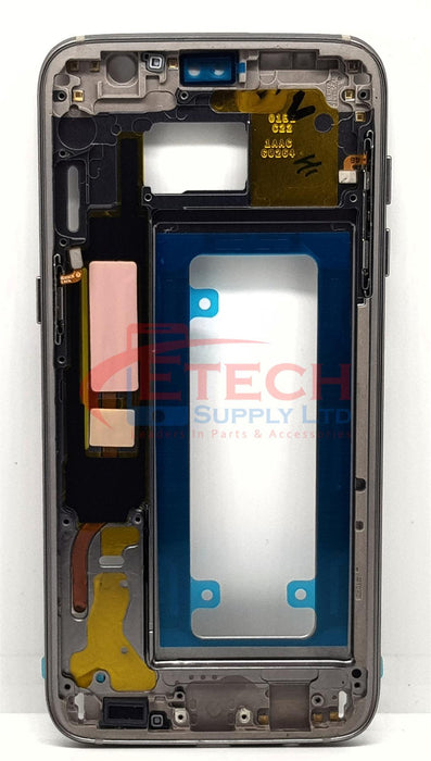 Samsung Galaxy S7 Edge G935F Replacement Frame With Small Parts - Gold Platinum
