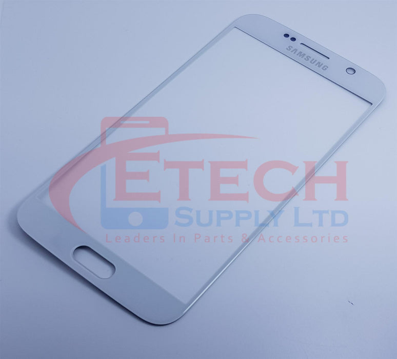 Samsung Galaxy S6 G920F Replacement Top Glass Without OCA - White Pearl