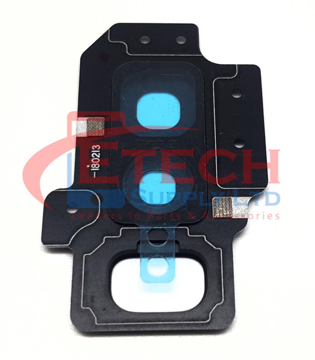 Samsung Galaxy S9 Plus G965F Replacement Rear Camera Ring With Lens & Adhesive - Midnight Black