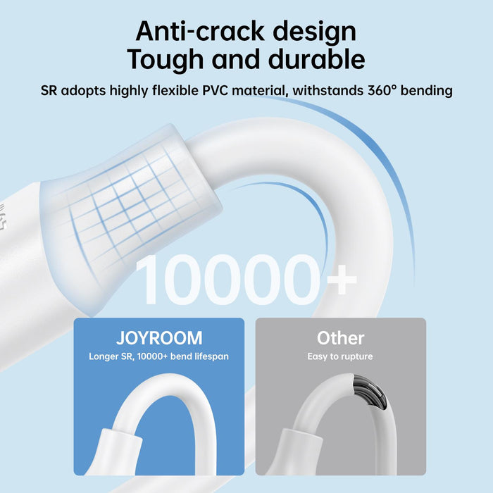 Joyroom S-A9 Long-Lasting Series 30W Fast Charging Cable | Type-C to Lightning | 1M | White