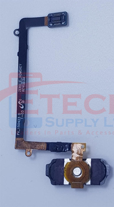 Samsung Galaxy S6 Edge G925F Replacement Home Button With Flex Cable - Black Sapphire
