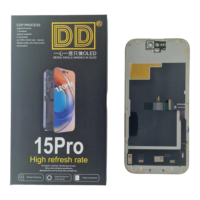 Apple iPhone 15 Pro Replacement Screen | Soft OLED | 120Hz | DD