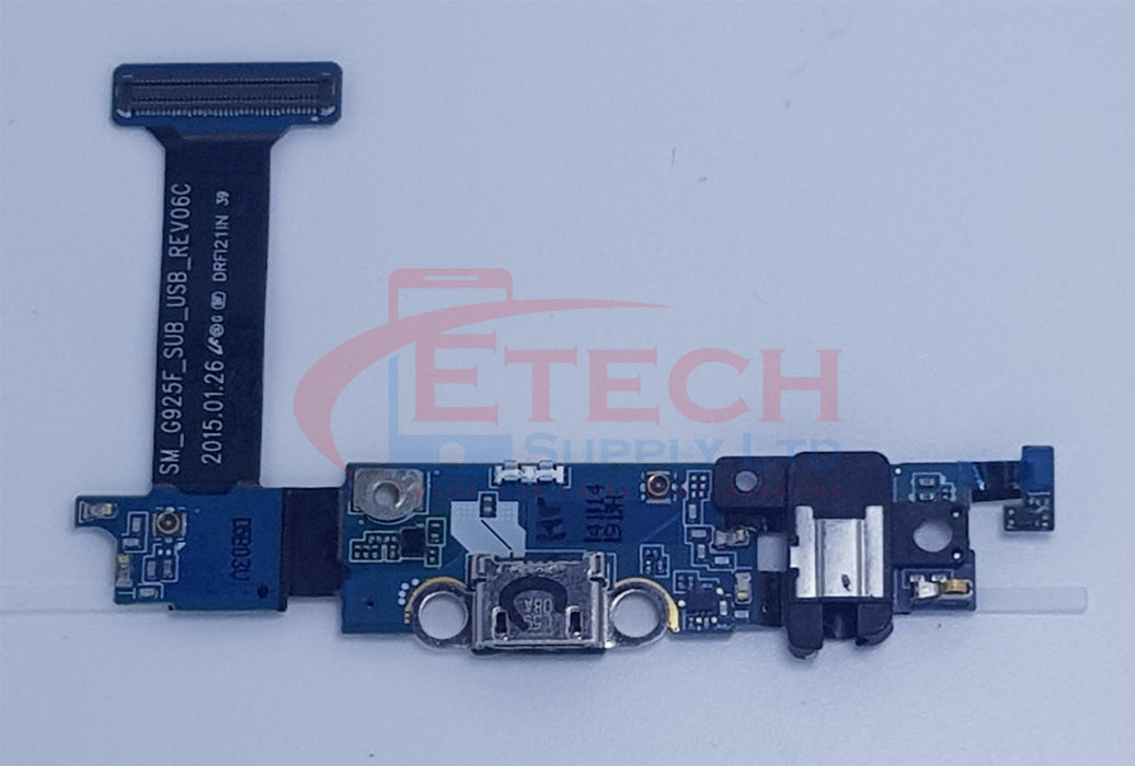 Samsung Galaxy S6 Edge G925F Replacement Charging Flex With Headphone Jack & Mic
