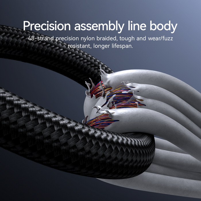 Joyroom S-A16 Pro Prism Series 100W Digital Display Fast Charging Cable | Type-C to Type-C | 1.2M | Black