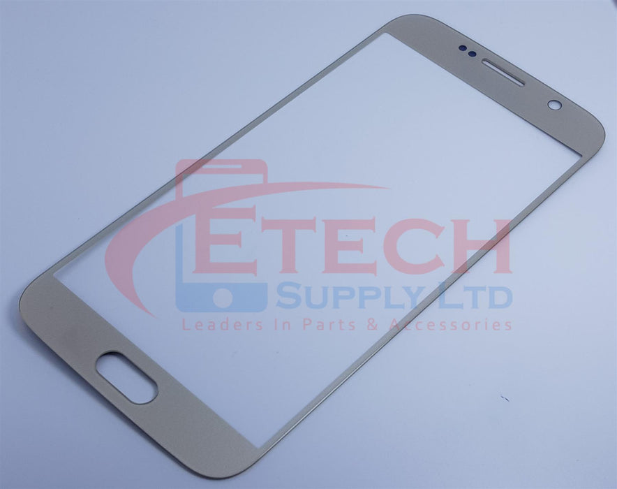 Samsung Galaxy S6 G920F Replacement Top Glass Without OCA - Gold Platinum