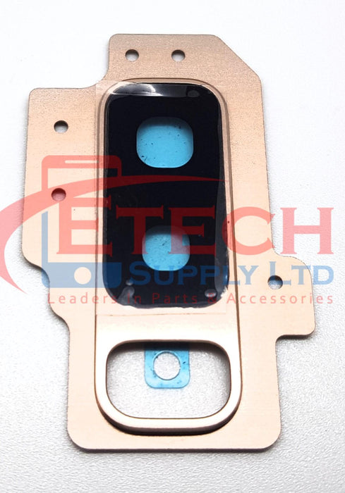 Samsung Galaxy S9 Plus G965F Replacement Rear Camera Ring With Lens & Adhesive - Sunrise Gold