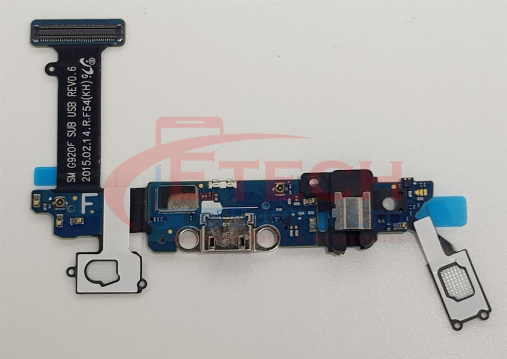 Samsung Galaxy S6 G920F Replacement Charging Flex With Headphone Jack & Mic