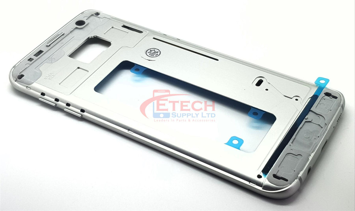 Samsung Galaxy S7 Edge G935F Replacement Frame With Small Parts - Silver Titannium