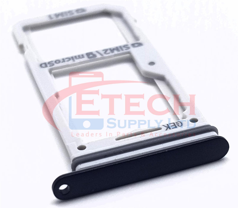 Samsung Galaxy S8 G950F / S8 Plus G955F Replacement  Dual Sim / SD Card Tray - Midnight Black
