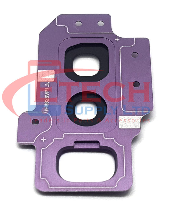 Samsung Galaxy S9 Plus G965F Replacement Rear Camera Ring With Lens & Adhesive - Lilac Purple