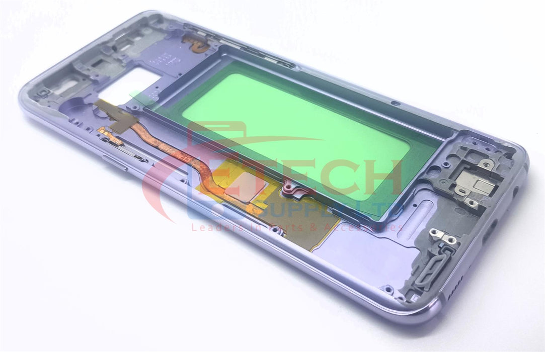 Samsung Galaxy S8 G950F Replacement Mid Housing Frame With Small Parts - Orchid Grey