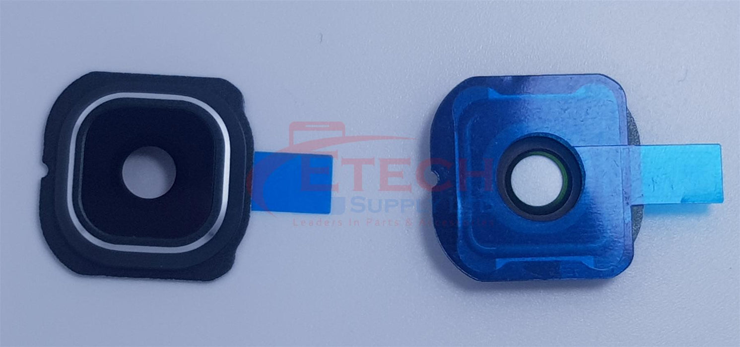 Samsung Galaxy S6 Edge G925F Replacement Rear Camera Ring With Lens & Adhesive - Green Emerald