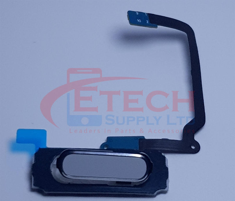 Samsung Galaxy S5 G900F Replacement Home Button With Flex Cable - Shimmery White