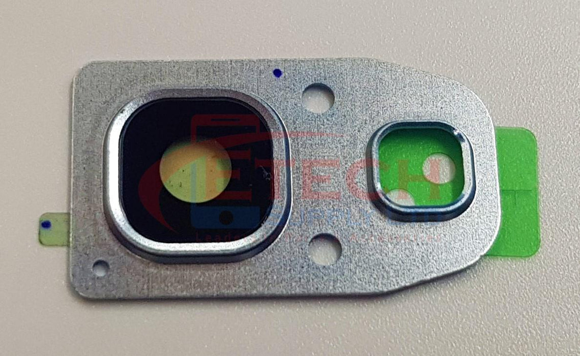 Samsung Galaxy A7 2017 A720F Replacement Rear Camera Ring With Lens & Adhesive - Blue Mist