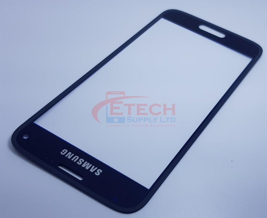 Samsung Galaxy S5 Mini  G800F Replacement Top Glass Without OCA - Electric Blue