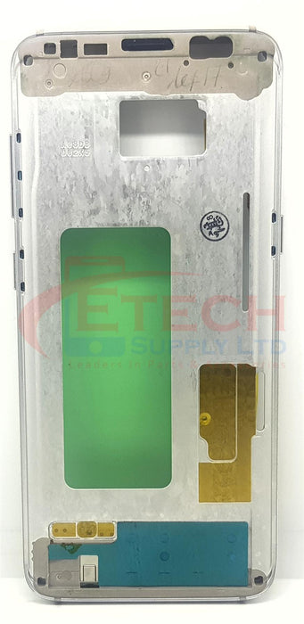 Samsung Galaxy S8 G950F Replacement Mid Housing Frame With Small Parts - Arctic Silver