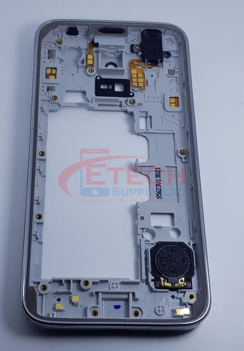 Samsung Galaxy S5 Mini G800F Replacement Chassis Bezel With Small Parts - Silver
