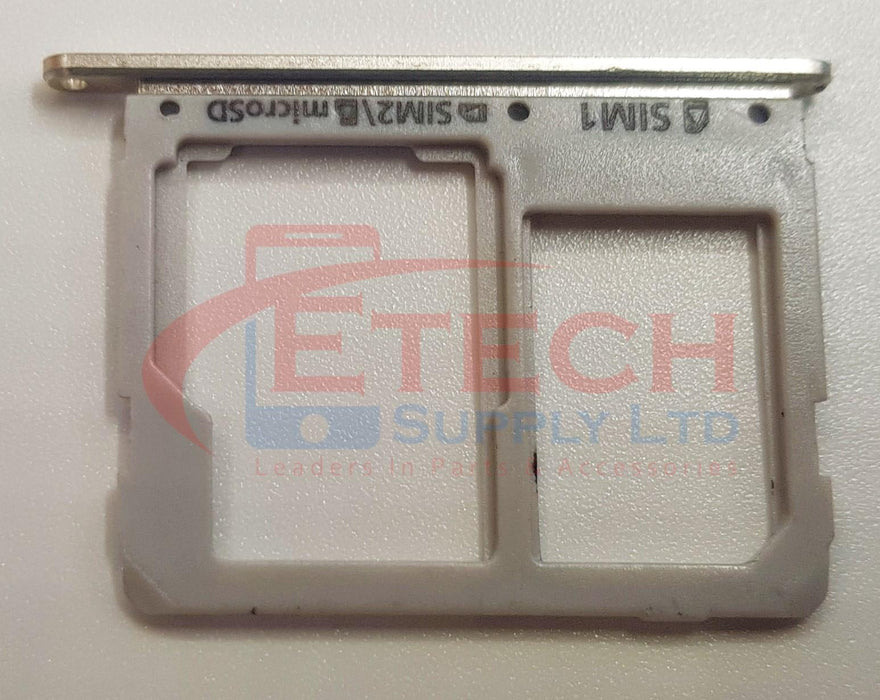 Samsung Galaxy A7 A710F 2016 Replacement Dual SIM / SD Card Tray - Gold