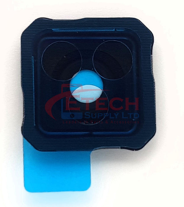 Samsung Galaxy S6 Edge Plus G928F Replacement Rear Camera Ring With Lens & Adhesive - Black Sapphire
