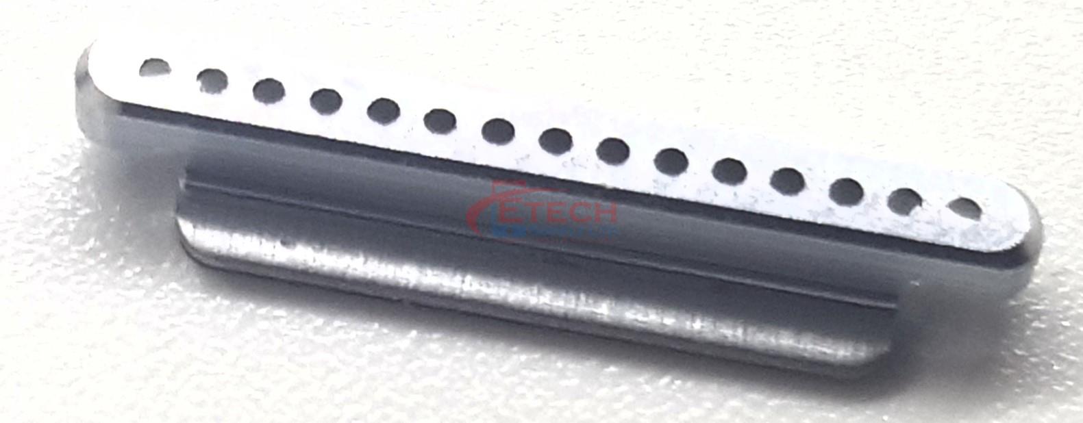 Samsung Galaxy S7 G930F / S7  Edge G935F Replacement Ear Speaker Grill 5 Pack - Silver Titanium