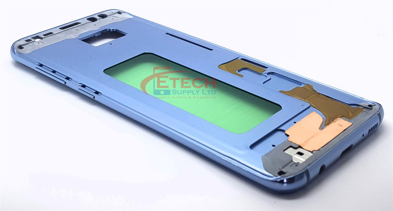 Samsung Galaxy S8 Plus G955F Replacement Mid Frame Housing With Small Parts - Coral Blue