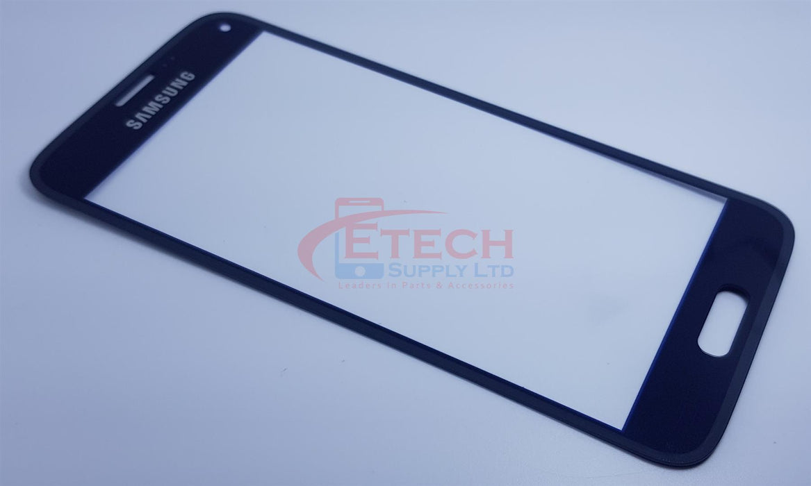 Samsung Galaxy S5 Mini  G800F Replacement Top Glass Without OCA - Electric Blue