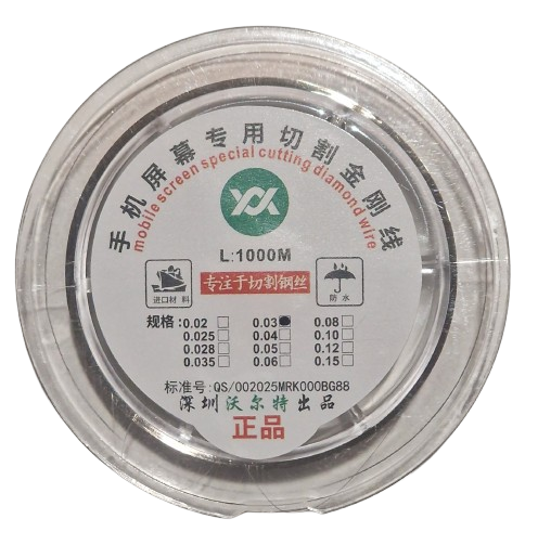 XOX Screen OCA Cutting Wire | 1000m | 0.03