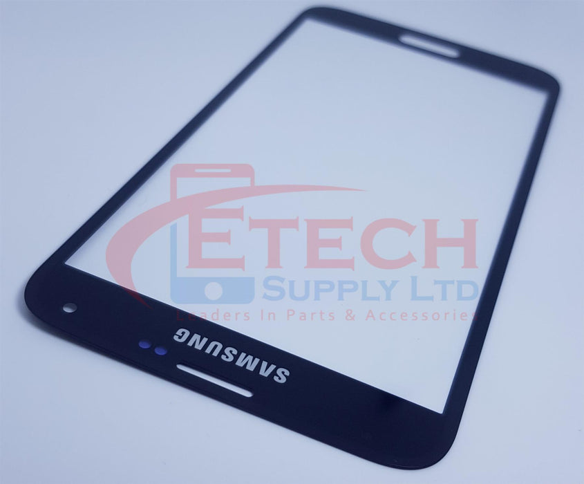 Samsung Galaxy S5  G900F Replacement Top Glass Without OCA - Charcoal Black
