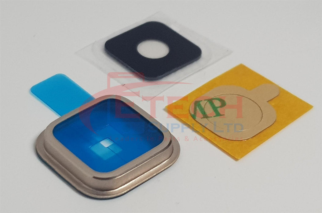 Samsung Galaxy S5 G900F Replacement Rear Camera Ring With Lens & Adhesive - Gold