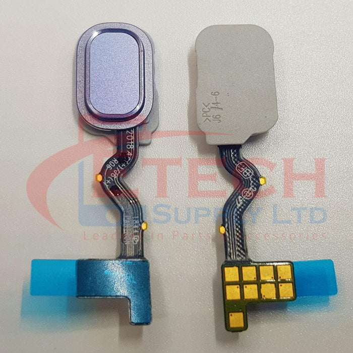 Samsung Galaxy A6 A600F / A6 Plus A605F 2018 Replacement Home Button With Finger Print Reader - Lavender
