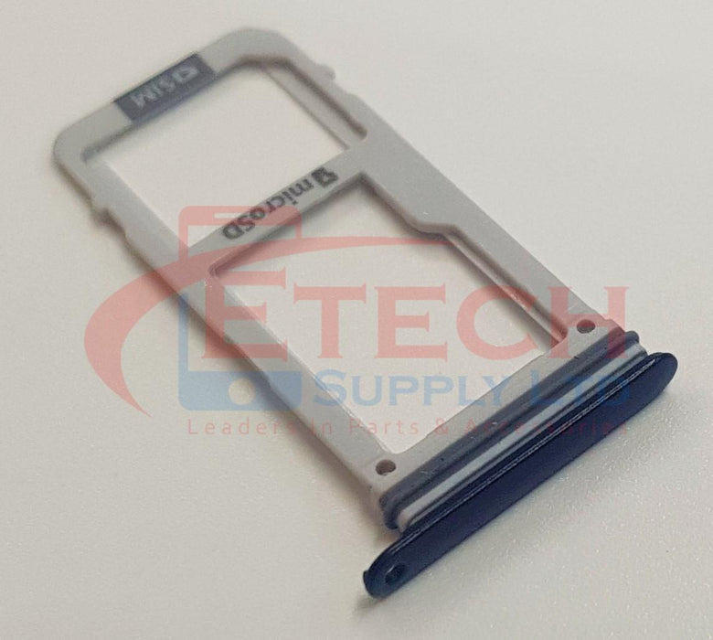 Samsung Galaxy A3 A320F 2017 Replacement SIM & SD Card Tray - Black Sky