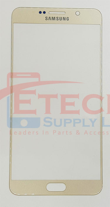 Samsung Galaxy Note 5 N920F Replacement Top Glass Without OCA - Gold Platinum