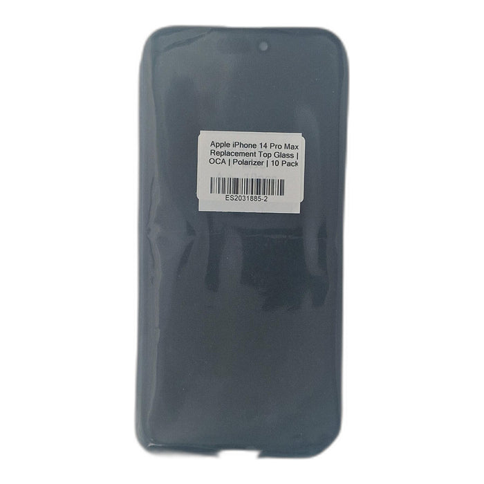 Apple iPhone 14 Pro Max Replacement Top Glass | OCA | Polarizer | 10 Pack