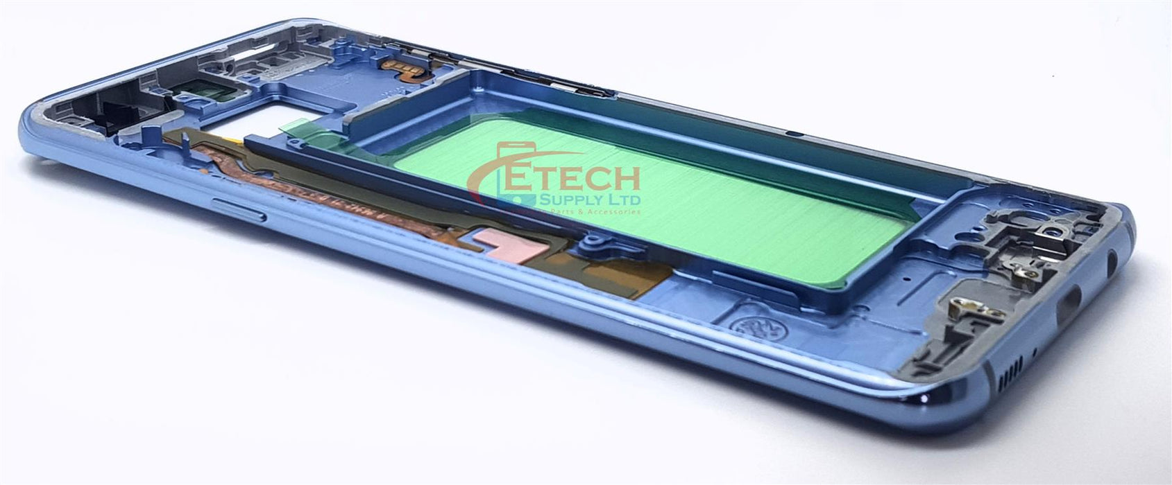 Samsung Galaxy S8 Plus G955F Replacement Mid Frame Housing With Small Parts - Coral Blue