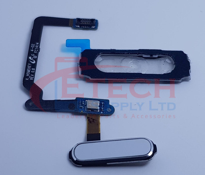 Samsung Galaxy S5 Mini G800F Replacement Home Button Flex - White