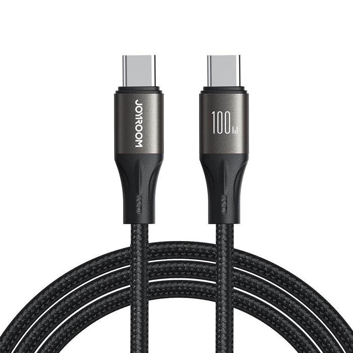 Joyroom S-A25 Light-Speed Series 100W Fast Charging Cable | Type-C to Type-C | 1.2M | Black