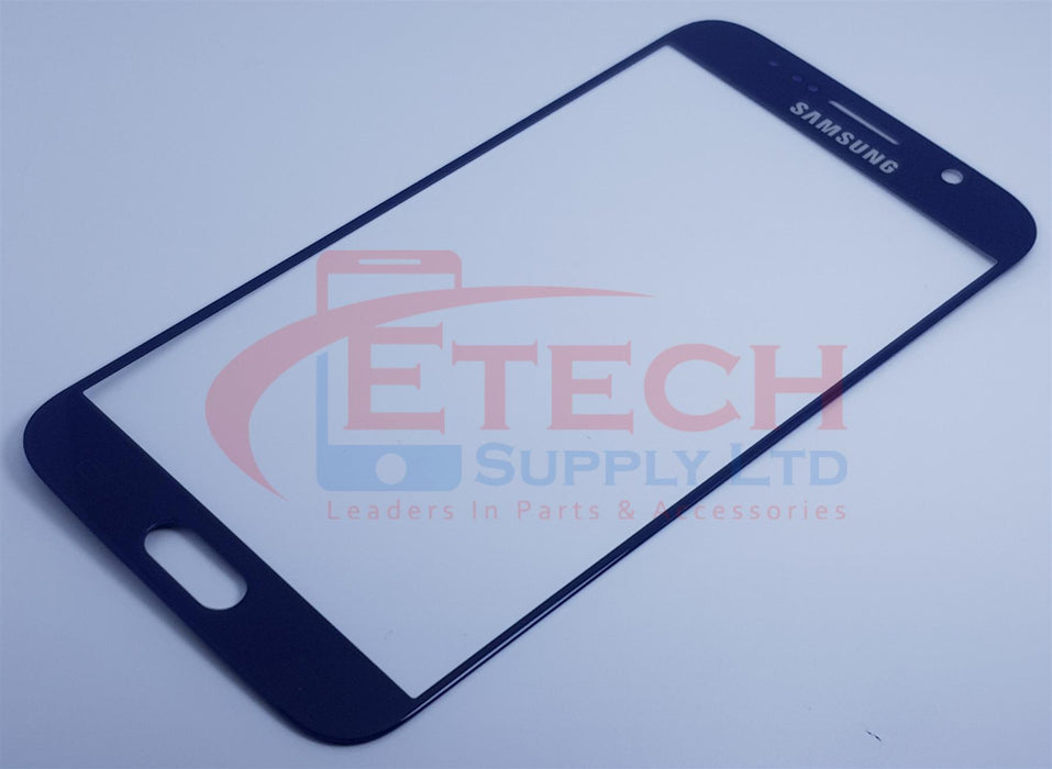 Samsung Galaxy S6 G920F Replacement Top Glass Without OCA - Black Sapphire